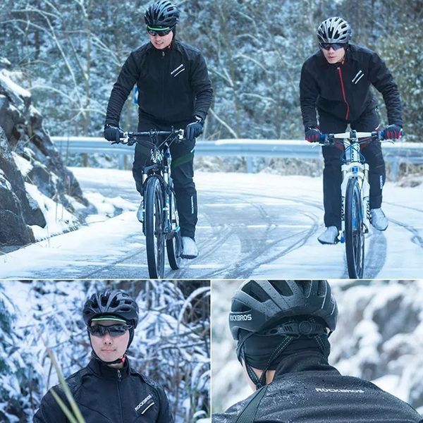 Утеплені велосипедні спортивні штани ROCKBROS YPK1007R розмір L Чорний RB-YPK1007R-5168 фото